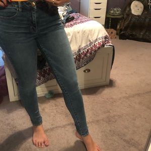 High rise jeans